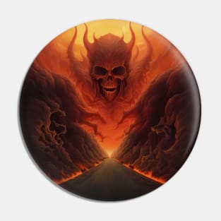 Road To Hell - Album Cover Art Pin