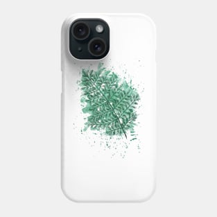 Compound Leaf water colour Phone Case