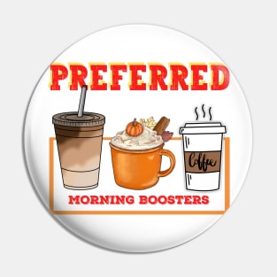 Coffee Morning Booster Pin