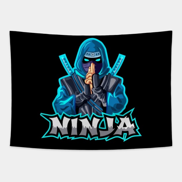 Ninja Tapestry by TheDesigNook