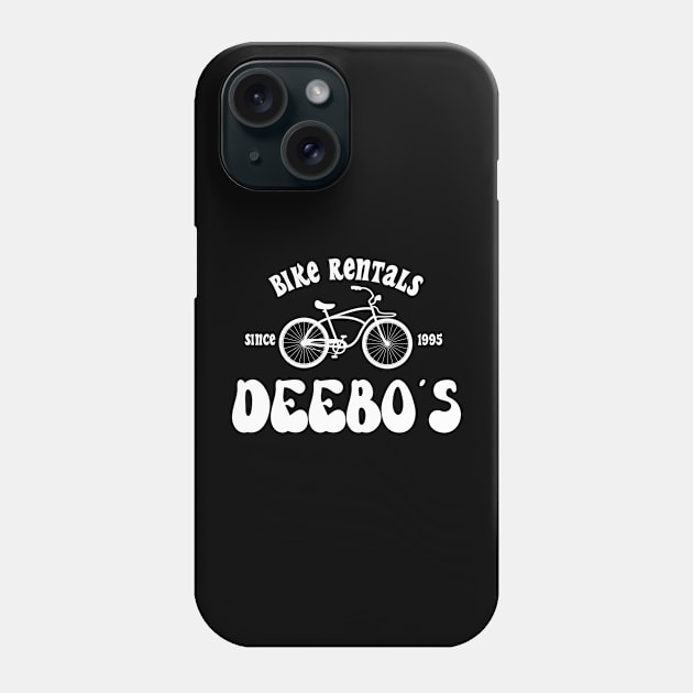 Deebo's Bike Rentals Phone Case by rajem