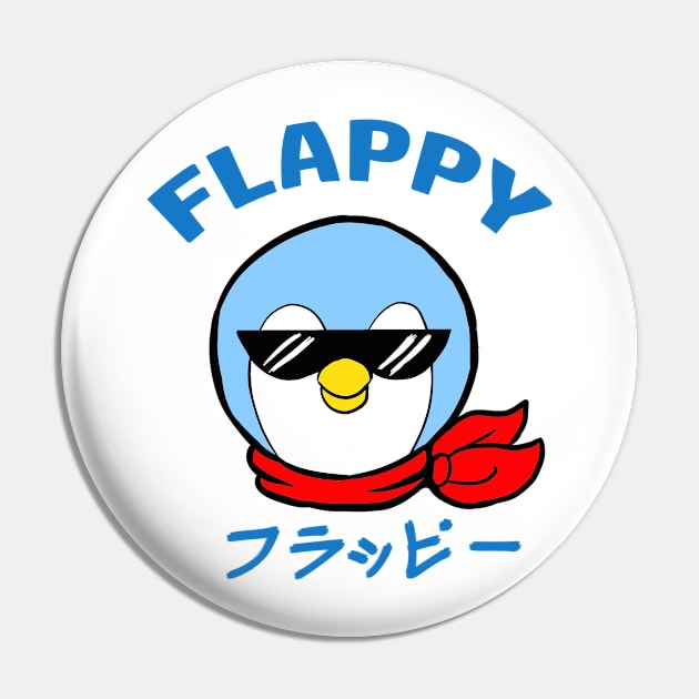 Flappy the Bossy Penguin Pin by Wynsfield