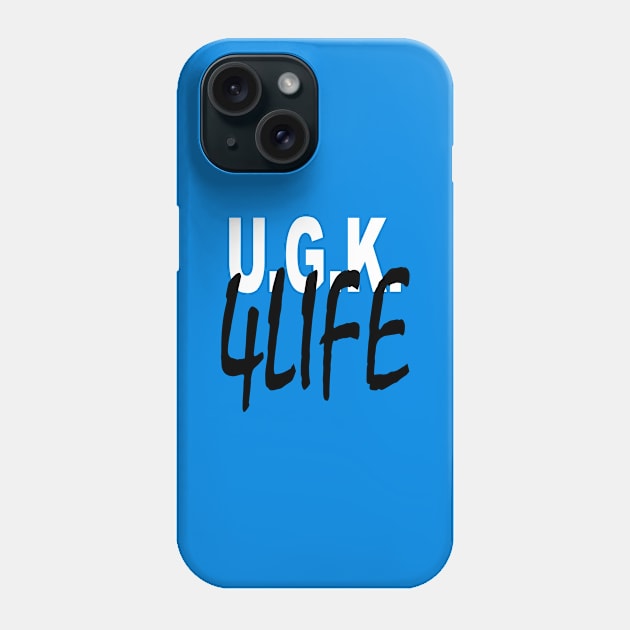 UGK4LIFE blue Phone Case by undergroundART