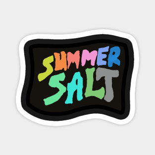 Summer Salt Flag Sticker Magnet