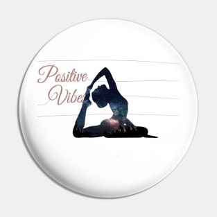 Yoga positive vibes, namaste Pin