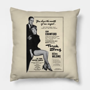 Joan Crawford Torch Song 1953 Pillow