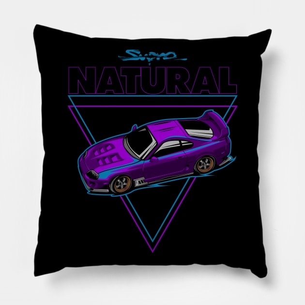 Toyota Supra Natural Pillow by aredie19