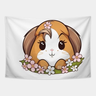 Cute Kawaii Guinea Pig Tapestry