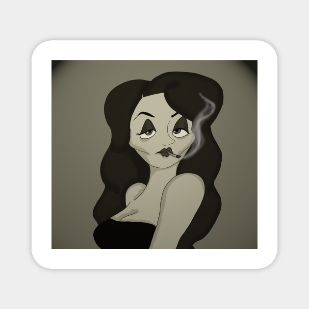 Femme Fatale Magnet by HyzenthlayRose