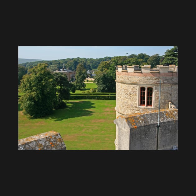 Tower View, Lulworth Castle by RedHillDigital