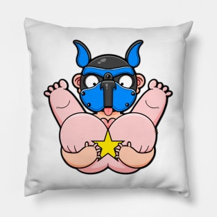 Gay Blue Pup Bum Squeeze Pillow