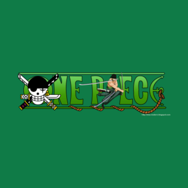 one piece (logo zoro) - One Piece - T-Shirt | TeePublic
