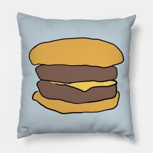 Steve's burger shirt Pillow