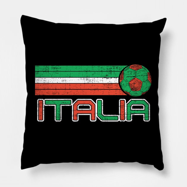 Retro Italia Soccer Pillow by Ruffeli