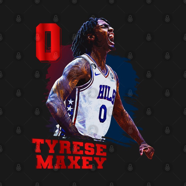 Tyrese Maxey || 0 by Aloenalone