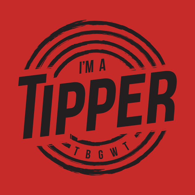 TBGWT Tipper Logo Black by The Black Guy Who Tips Podcast