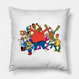 Fat Albert Gonna Have a Good Time Art Pillow