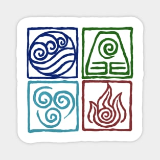 Avatar Tribe Logos Magnet
