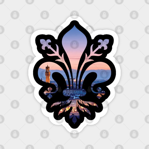 Florence Fleur de Lis Magnet by aterkaderk