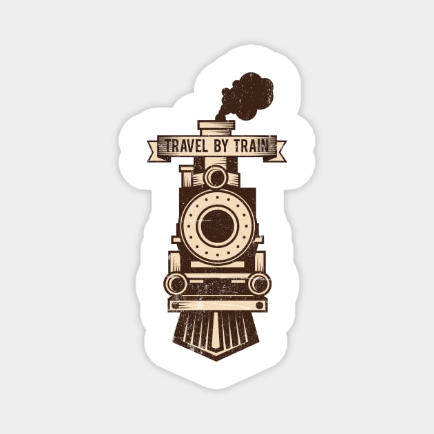 Train locomotive Magnet by Johnny_Sk3tch