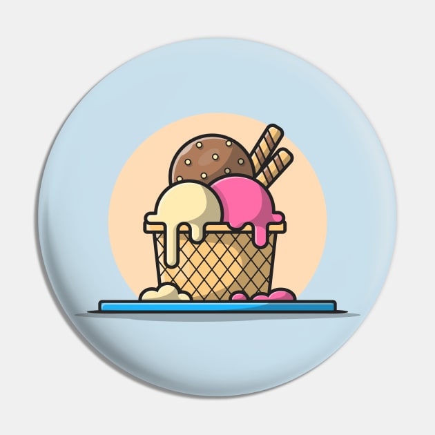 Ice Cream Scoop Pin by Catalyst Labs