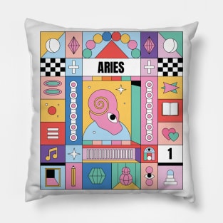 Aries P R S I t shirt Pillow