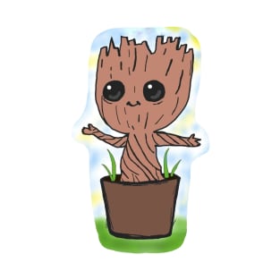 Baby Groot in a Pot T-Shirt