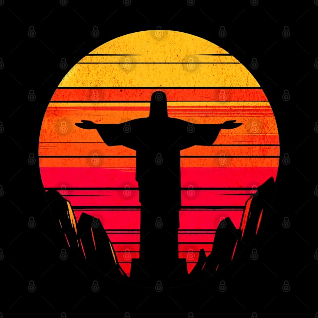 Christ the Redeemer Rio de Janeiro Design by Miami Neon Designs