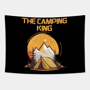 The Camping King Tapestry