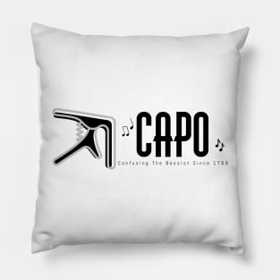 Capo Confusing The Bass Player Funny Musician Joke Pillow