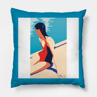 Swimming Time Pillow