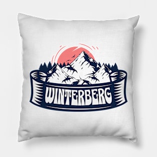 Winterberg Germany Mountain Sunset Pillow