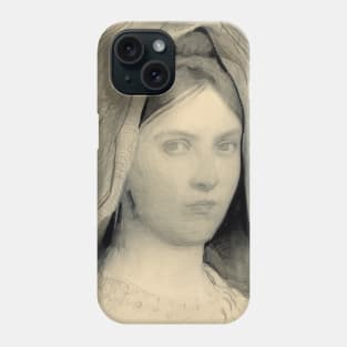 Head of Mary B. Thayer by Abbott Handerson Thayer Phone Case