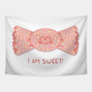 Sweet cute candy girl Tapestry