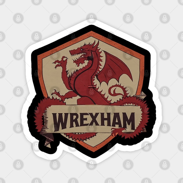 Wrexham Red Dragon Magnet by projeksambat