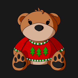 Christmas Sweater Teddy Bear T-Shirt