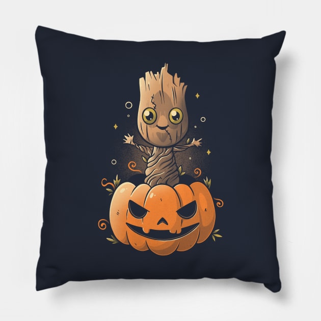 Trick or Tree Pillow by eduely