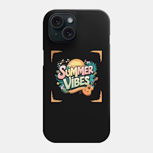 Summer vibes 2024. Guitar and music lovers Phone Case