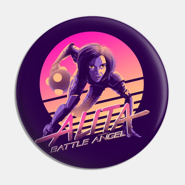 Alita: Battle Angel Pin by Fine_Design