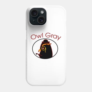 Owl with black tea Phone Case