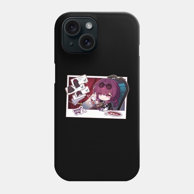 Honkai Star Rail Chibi Kafka Coats Phone Case by HoyoStan