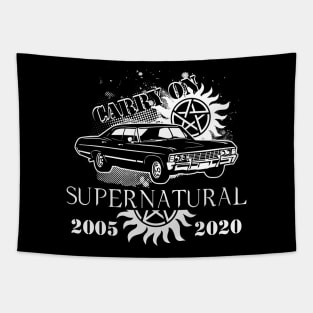 Supernatural Carry On 2005-2020 T-Shirt Tapestry