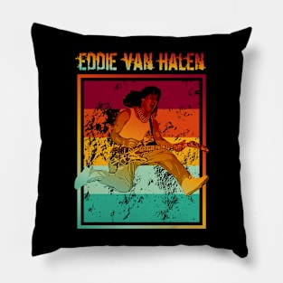 Eddie van halen | Retro Poster | Legendary Pillow