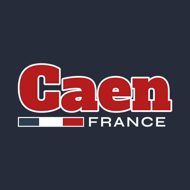 Caen France Retro by urban-wild-prints