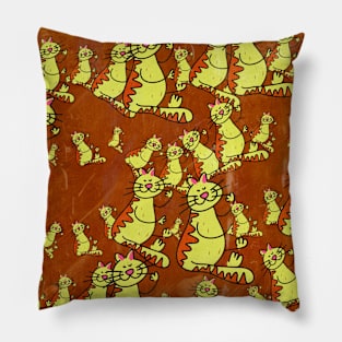 Cat Pattern Pillow