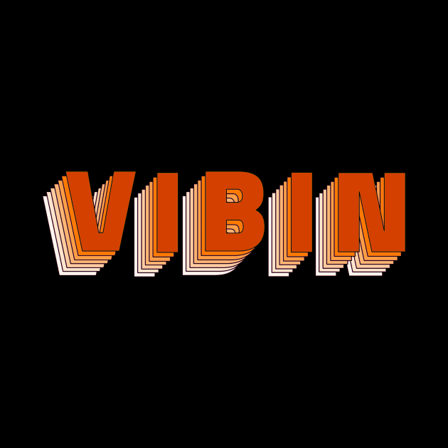 VIBIN warm colours red-orange design by GrayLess