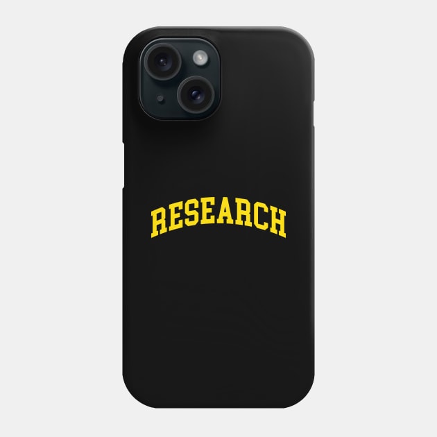 Research Phone Case by monkeyflip