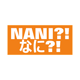 Nani?! (なに?!) - Orange Rectangle T-Shirt