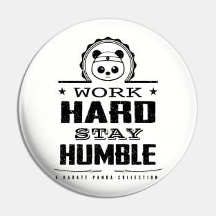 Karate Panda Work hard, Stay humble lights Pin