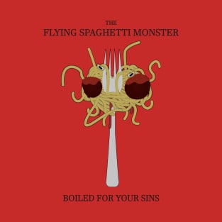 Flying Spaghetti Monster's Crucifixion T-Shirt